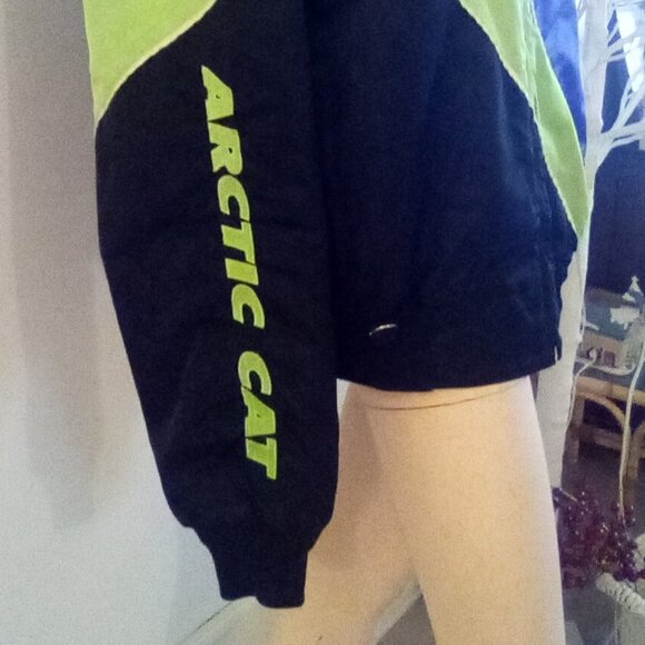 Vintage Arctic Cat  Team Mens 2 in 1Jacket  Chest 54" ( Doubled) Length 28" - Picture 11 of 16